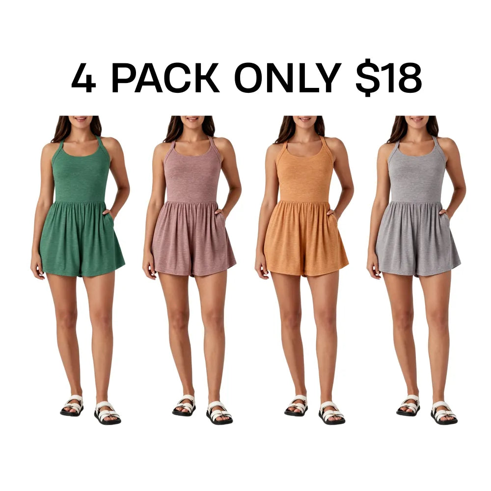 🎉Women's Pocket 2-in-1 Romper✨