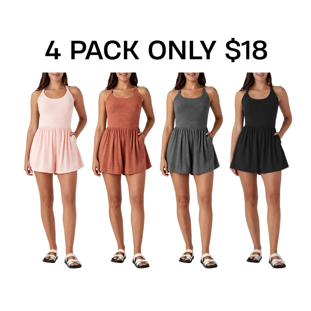🎉Women's Pocket 2-in-1 Romper✨