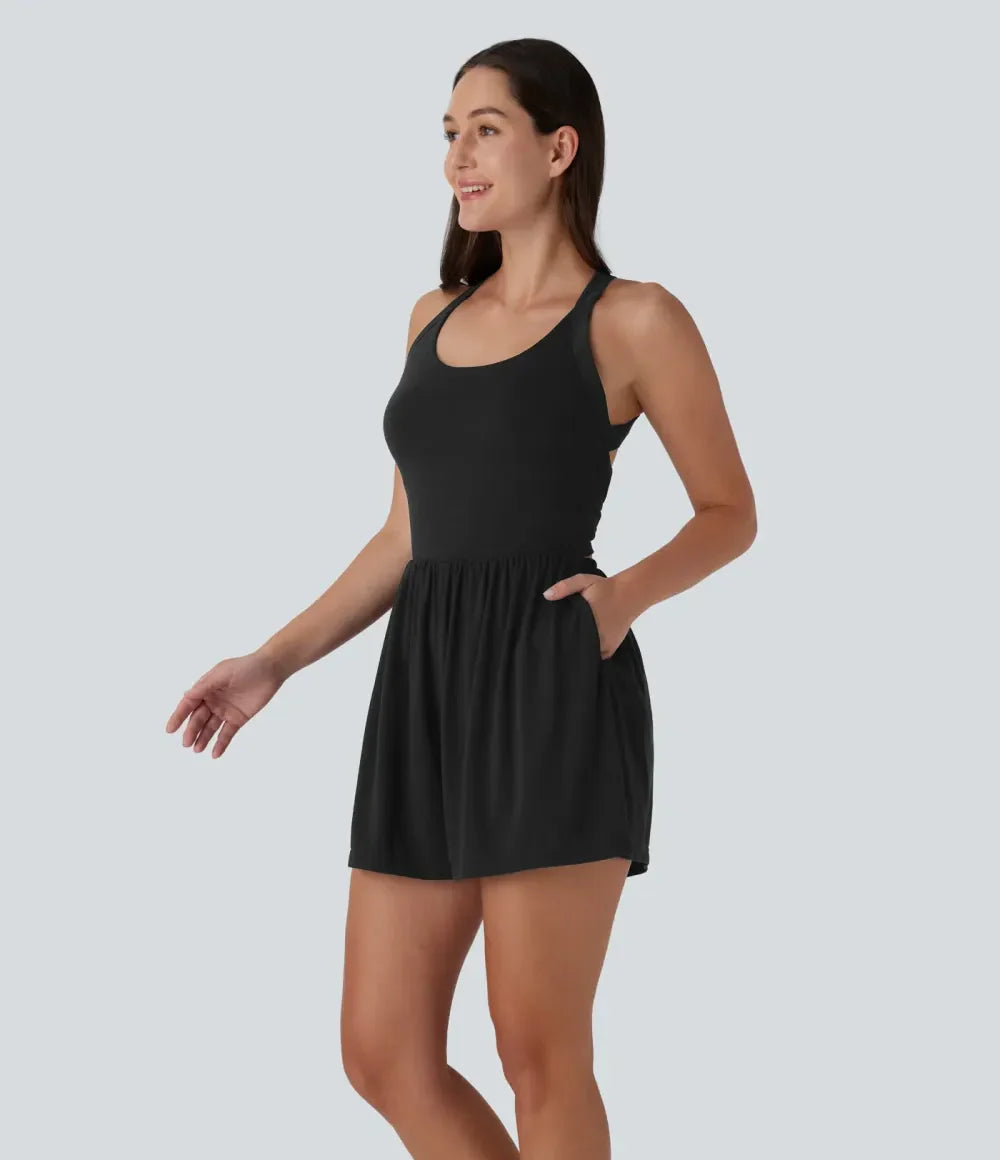 🎉Women's Pocket 2-in-1 Romper✨