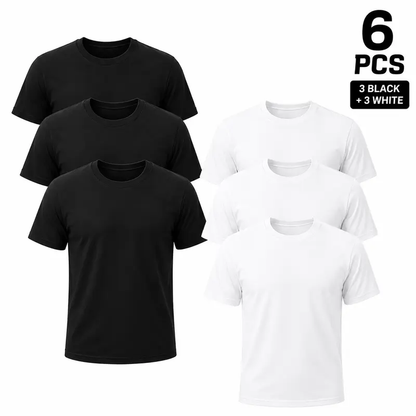 ❤️DEALS FOR YOU❤️12-Pack $24.95 The more you buy,the lower the price. Stock up Men's Black Crew Neck T-Shirt,Short Sleeve