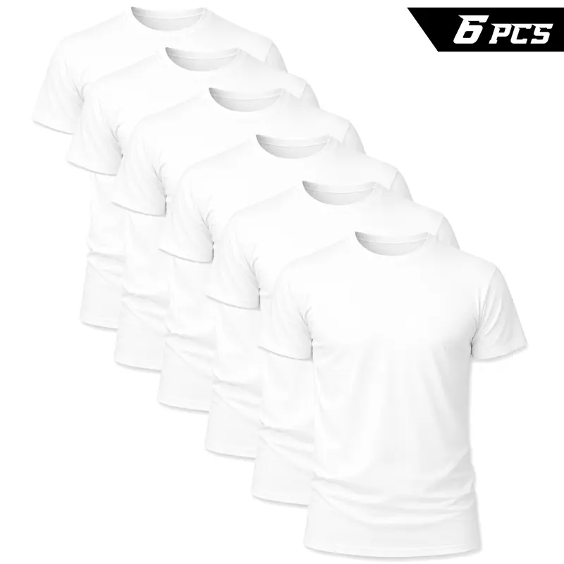 ❤️DEALS FOR YOU❤️12-Pack $24.95 The more you buy,the lower the price. Stock up Men's Black Crew Neck T-Shirt,Short Sleeve
