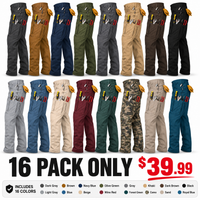16 PACK ONLY $33  Includes:Dark Gray + Brown + Navy Blue + Olive Green + Gray + Khaki + Dark Brown + Black + Light Gray + Blue + Beige + Wine Red + Forest Green + Camo + Sand + Royal Blue
