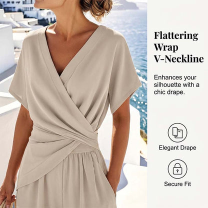 💃 Elegant Solid Color Two-Piece Set - instantly creates a feminine silhouette!