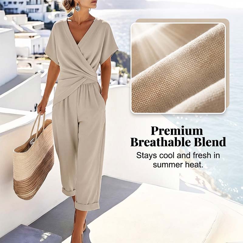 💃 Elegant Solid Color Two-Piece Set - instantly creates a feminine silhouette!