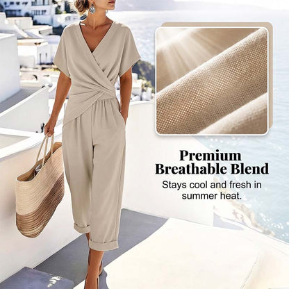 💃 Elegant Solid Color Two-Piece Set - instantly creates a feminine silhouette!