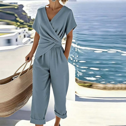 💃 Elegant Solid Color Two-Piece Set - instantly creates a feminine silhouette!